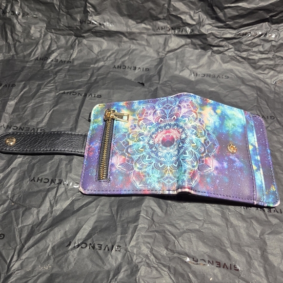 Colorful Galaxy Print Women's Wallet - Picture 4 of 5
